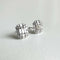 Boucles d'oreilles Boucles d’oreilles en or blanc 18k, diamants taille émeraude, 0,54 ct 58 Facettes GER1049WG_20261009