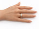 Bague 57 Bague en or jaune 18k, perle de culture et diamants 58 Facettes LP1962/UNNB