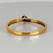 Bague 55 Bague solitaire en or jaune 14k avec saphir bleu 58 Facettes 2609011