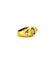 Bague 53.5 Kria Gioilli - Bague vintage en or jaune 18 carats avec diamants 58 Facettes bague-kria