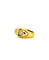 Bague 53.5 Kria Gioilli - Bague vintage en or jaune 18 carats avec diamants 58 Facettes bague-kria