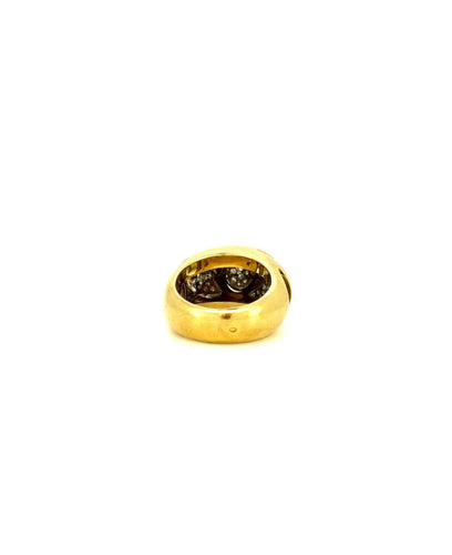 Bague 53.5 Kria Gioilli - Bague vintage en or jaune 18 carats avec diamants 58 Facettes bague-kria