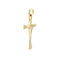 Pendentif Gianni-Carita - Pendentif croix moderne en or jaune 18 ct 58 Facettes 37872