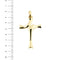 Pendentif Gianni-Carita - Pendentif croix moderne en or jaune 18 ct 58 Facettes 37872