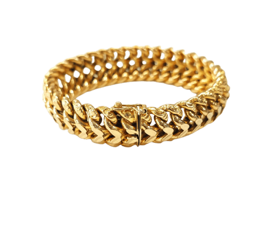 Bracelet Bracelet en or 18k à maille américaine 58 Facettes 2452-6