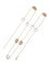 Collier Collier sautoir en or blanc et jaune 18k 58 Facettes 303