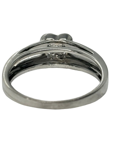 Bague 53 Mauboussin - Bague « Chance of Love n° 2 » en or blanc 18K, diamants 0,22 ct 58 Facettes 2367