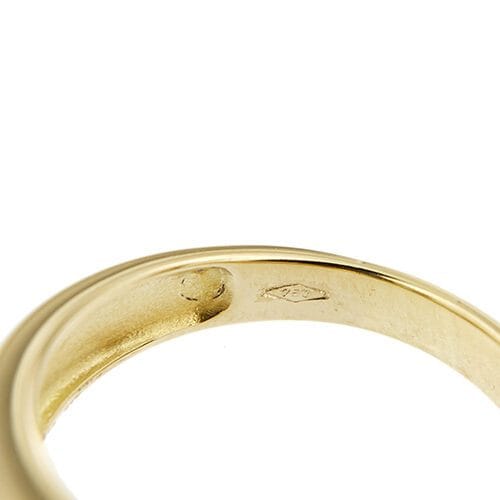 Bague Bague - Perle de Tahiti et diamants en or jaune 18 ct 58 Facettes 38116
