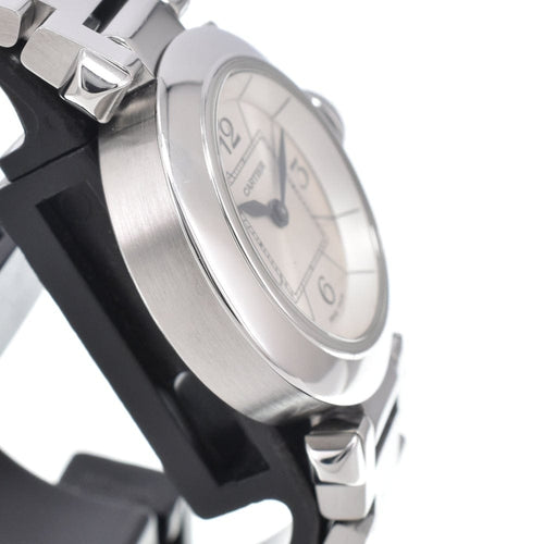 Montre Cartier - Montre Pasha de Cartier à quartz en acier inoxydable 58 Facettes w7x07fq9g0