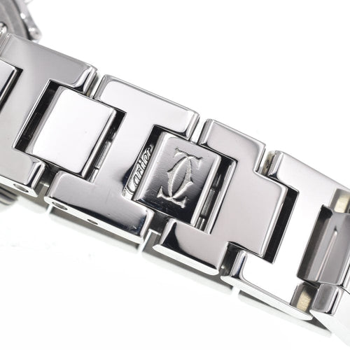 Montre Cartier - Montre Pasha de Cartier à quartz en acier inoxydable 58 Facettes w7x07fq9g0