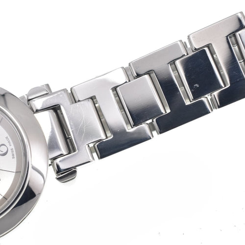 Montre Cartier - Montre Pasha de Cartier à quartz en acier inoxydable 58 Facettes w7x07fq9g0