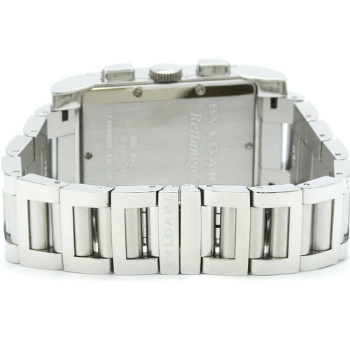 Montre Bvlgari - Montre Rettangolo chronographe à quartz en acier inoxydable 58 Facettes duo8tlr0i0