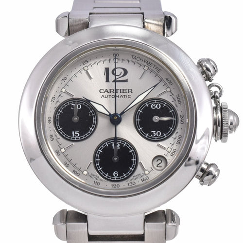 Montre Cartier - Montre Pasha C automatique en acier inoxydable 58 Facettes grom3bdpxy