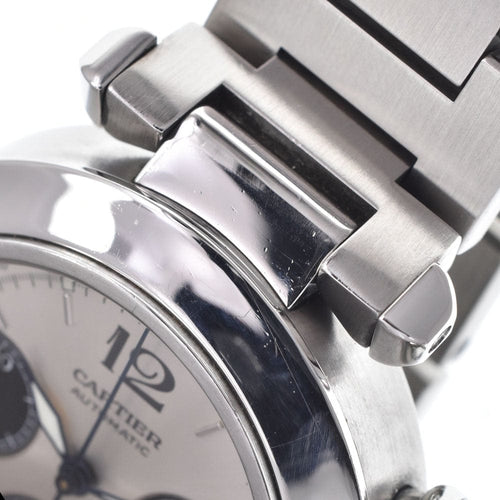 Montre Cartier - Montre Pasha C automatique en acier inoxydable 58 Facettes grom3bdpxy