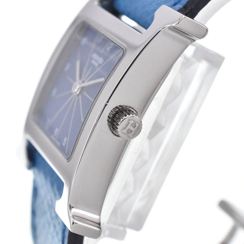 Montre Hermès - Montre Heure H à quartz en métal plaqué et cuir 58 Facettes x7owodaldo