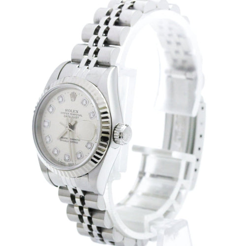 Montre Rolex - Montre Lady-Datejust 26, acier et boîtier en or blanc 58 Facettes p4vxcef3r4