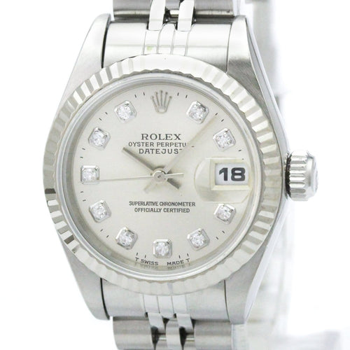 Montre Rolex - Montre Lady-Datejust 26, acier et boîtier en or blanc 58 Facettes p4vxcef3r4