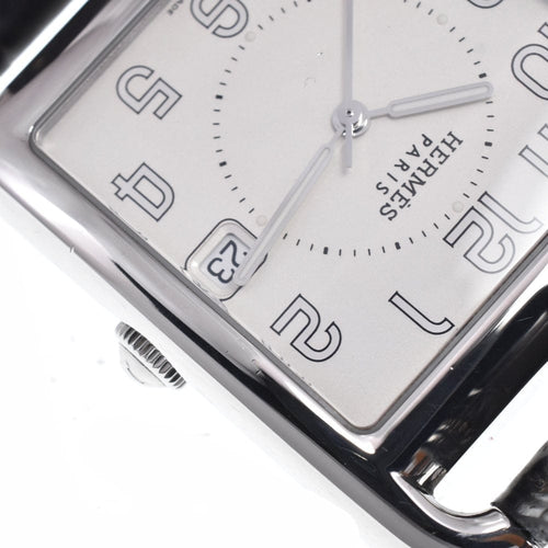 Montre Hermès - Montre Cape Cod à quartz en acier inoxydable et cuir 58 Facettes tmgd4zwdb1