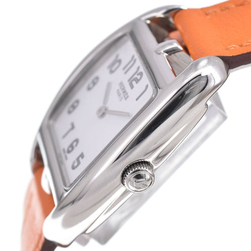 Montre Hermès - Montre Cape Cod Double Tour à quartz, acier inoxydable et cuir 58 Facettes viawgr3ywa