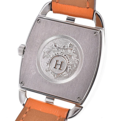 Montre Hermès - Montre Cape Cod Double Tour à quartz, acier inoxydable et cuir 58 Facettes viawgr3ywa