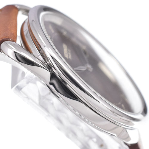 Montre Hermès - Montre Arceau à quartz en acier inoxydable et alligator 58 Facettes sj4eabhtc9