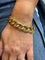 Bracelet Georges Lenfant - Bracelet paillette en or jaune 18 carats 58 Facettes Pa