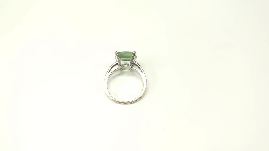 Bague 54 Mauboussin - Bague « Petit Visage d’amour » en or blanc 18 carats 58 Facettes 2523.2