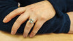 Bague 54 Mauboussin - Bague « Petit Visage d’amour » en or blanc 18 carats 58 Facettes 2523.2