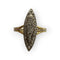Bague 55 Bague marquise en or jaune 750 et diamants 58 Facettes 149073360