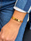 Bracelet Cartier - Bracelet Love trois vis en or jaune 18 carats et cuir marron 58 Facettes Cl