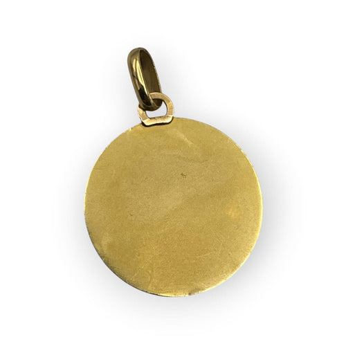 Pendentif Contaux - Médaille de la Vierge Marie en or jaune 750 58 Facettes 149073470
