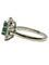 Bague 50 Bague en or blanc 18k, émeraude 1,10 ct et diamants 0,80 ct 58 Facettes 2365