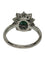 Bague 50 Bague en or blanc 18k, émeraude 1,10 ct et diamants 0,80 ct 58 Facettes 2365