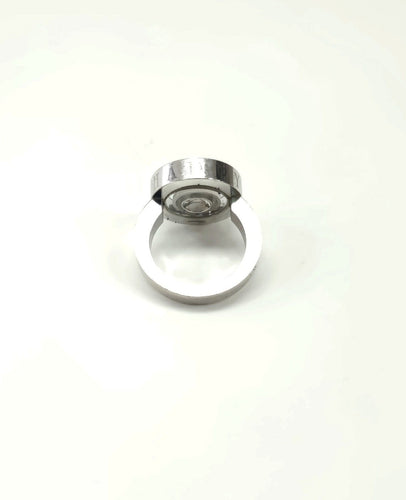 Bague 54 Chopard Happy Spirit - Bague en or blanc 18 carats avec diamant mobile 58 Facettes DV-HAPPY