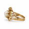 Bague 49 Bague ancienne en or jaune 750‰, perle et diamant 58 Facettes 260047SP