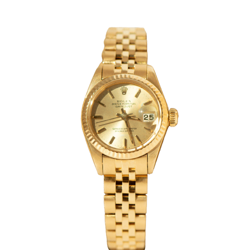 Montre Rolex Lady-Datejust 6917 - Montre en or jaune 750 58 Facettes 3155
