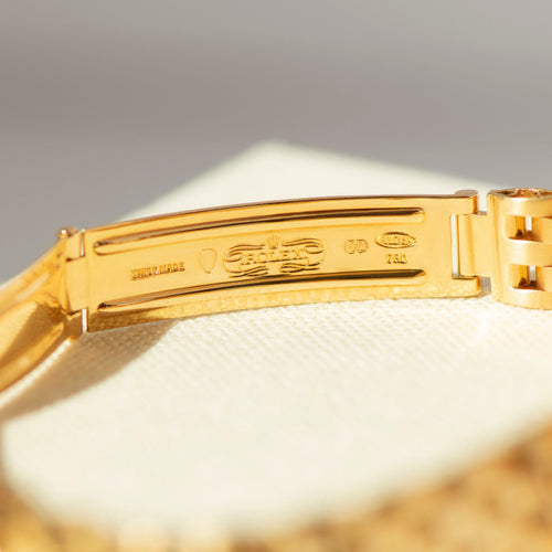 Montre Rolex Lady-Datejust 6917 - Montre en or jaune 750 58 Facettes 3155