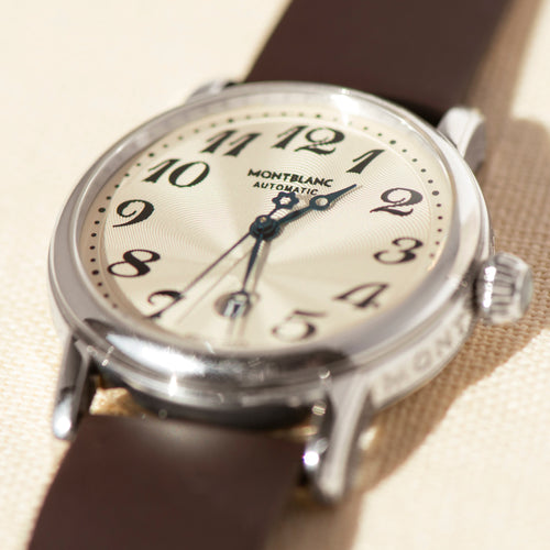 Montre Montblanc Meisterstück 75e anniversaire - Montre automatique réf. 7023 58 Facettes 2414