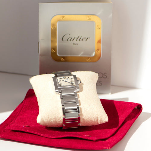 Montre Cartier - Montre Tank Française Medium, réf. 2465 58 Facettes 1678