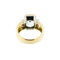 Bague 55 Bague - aquamarine et diamants en or jaune et or blanc 18 ct 58 Facettes 37500