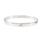 Bracelet Dinh Van - Bracelet Serrure en or blanc 750/000 58 Facettes 36026