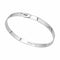 Bracelet Dinh Van - Bracelet Serrure en or blanc 750/000 58 Facettes 36026