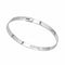 Bracelet Dinh Van - Bracelet Serrure en or blanc 750/000 58 Facettes 36026