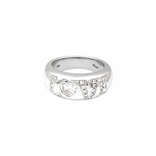Bague 53 Chopard - Bague Love en or blanc 750 et diamants 58 Facettes 36035