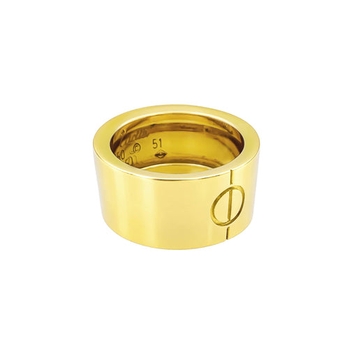 Bague 51 Cartier - Bague Love édition « Cône » en or jaune 58 Facettes 36041