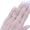 Bague 51 Cartier - Alliance Maillon Panthère deux rangs en or rose 750 et diamants 58 Facettes 36058