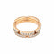 Bague 51 Cartier - Alliance Maillon Panthère deux rangs en or rose 750 et diamants 58 Facettes 36058