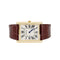Montre Cartier Tank Louis Cartier XL extra-plate - Montre en or rose 750 et diamants 58 Facettes 35977