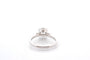 Bague 53 Bague en platine avec diamant 1,13 ct E/VVS1 et diamants 58 Facettes 27375-27360