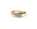 Bague 55 Bague trilogie en or jaune et or blanc 18k, diamants taille brillant 58 Facettes DV-TRI-2610-1